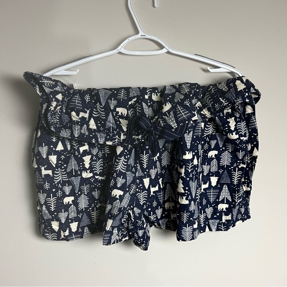 Old Navy Printed Holiday Women’s flannel Short Pajamas - Picture 2 of 4